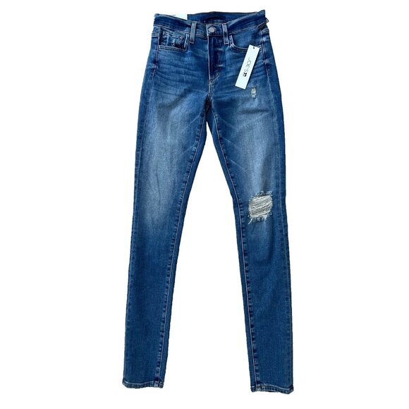 Joe's Jeans The Twiggy Enigma Destruct Denim Blue ( 25 ) - Picture 3 of 4